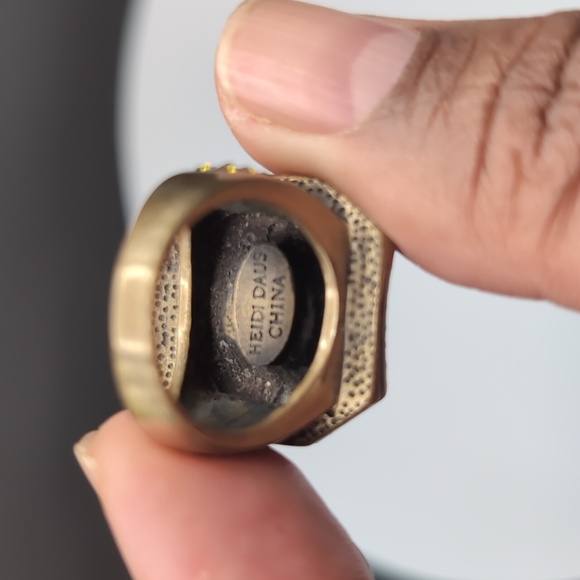 Heidi Daus| Purple Amethyst With Tricolored Crystal Accents Octagon Ring - Picture 8 of 10